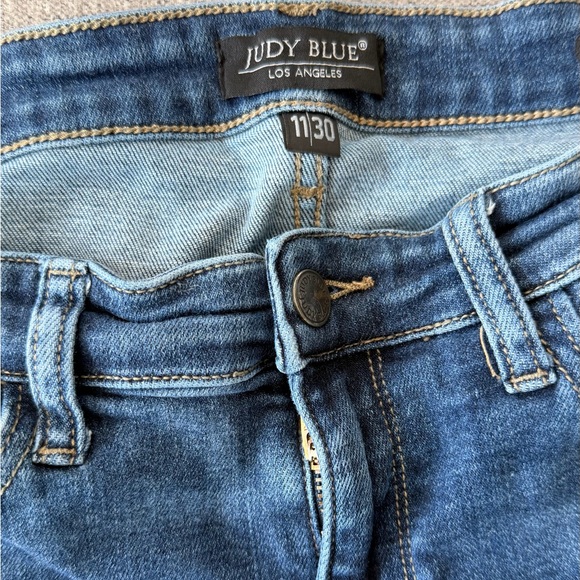 Judy Blue High Rise Straight Leg Stretch Jeans Size 11 - Picture 3 of 7
